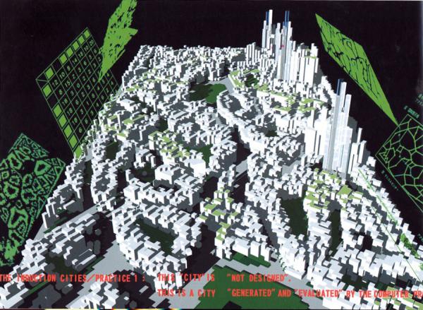 Image 19 - Makoto Sei Watanabe, « The Induction Cities Project : Theory of Evolutionary Design, 1991-1996 (Frac Centre, exposition Archilab 1999)