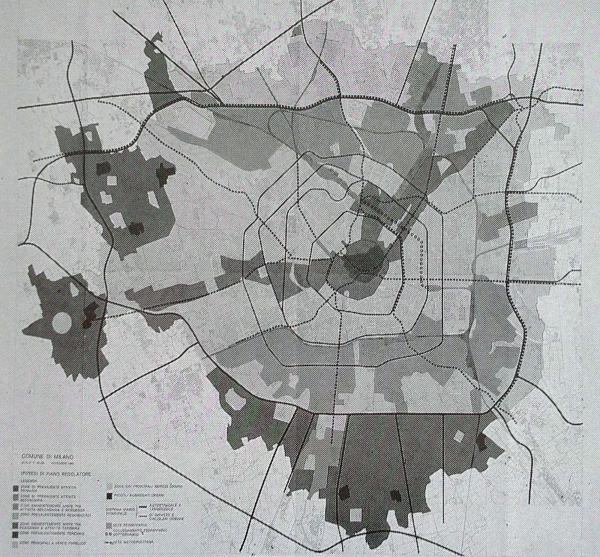 Image 4 - Milan, projet de plan régulateur générale de la ville, 1969
