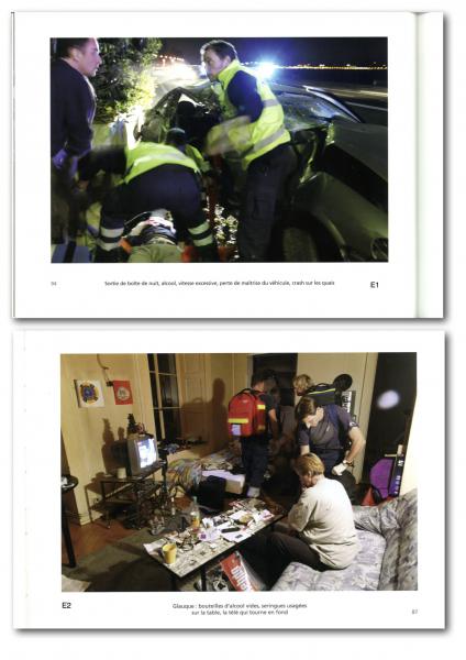 Image 6 - Extraits de l’ouvrage <em>Ambiance Urgences</em>, Genève, Éd. Slatkine, 2008, p. 87 et p. 92