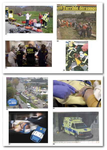 Image 7 – Ensemble B, composé d’images sélectionnées par des étudiants ambulanciers