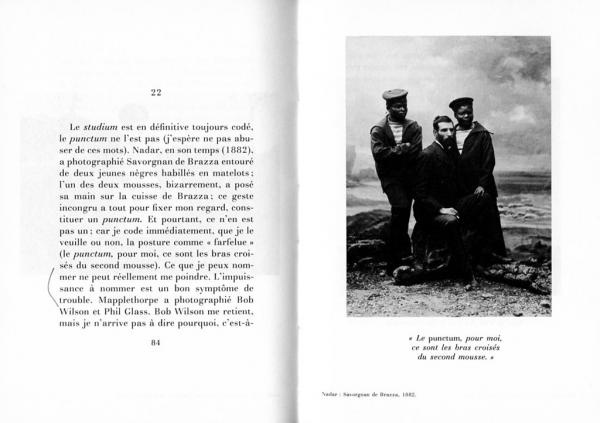 Image 4 – Extrait de Roland Barthes, <em>La Chambre claire</em>, Paris, Gallimard, 1980, p. 84-85