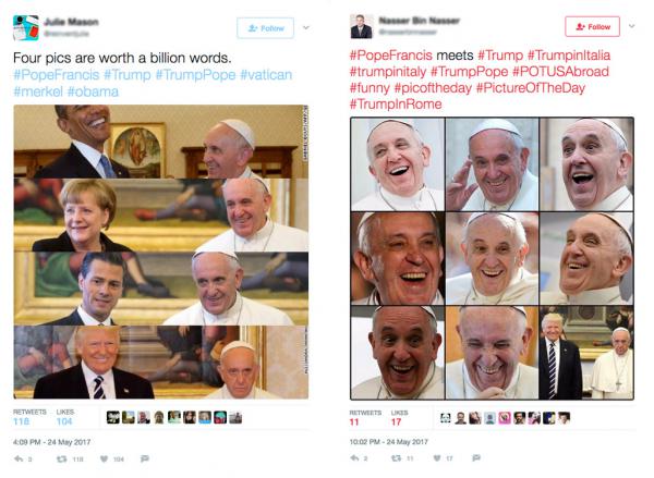 Images 11 et 12 - Mises en série, Twitter, 24 mai 2017