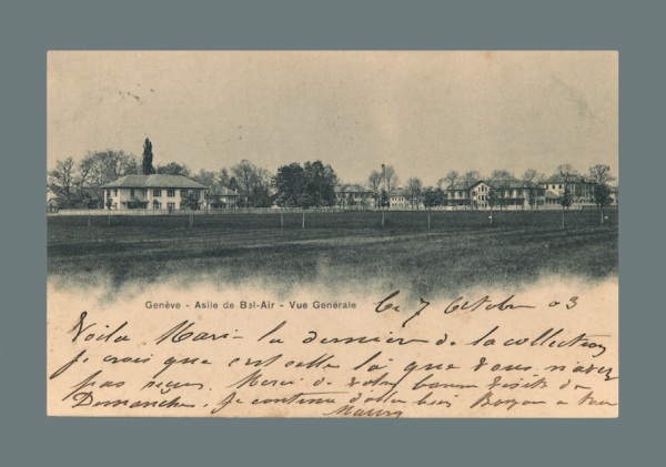 Image 17 - Thônex, asile de Bel-Air, vue générale (avant 1904).
