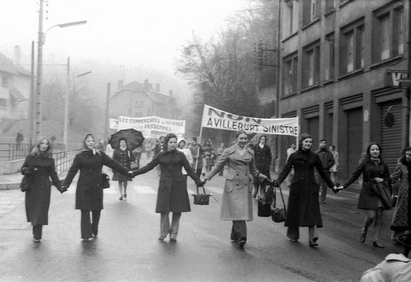 Image 14 - Manifestation pour lutter contre la fermeture de l’usine de Micheville, 1972.